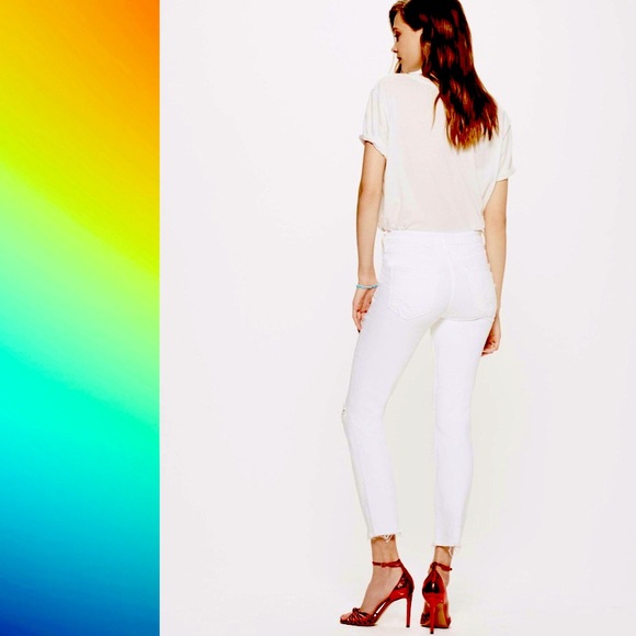 MOTHER DENIM The Flirt Ankle Chew Jeans NWT Sz 32 - Picture 7 of 16